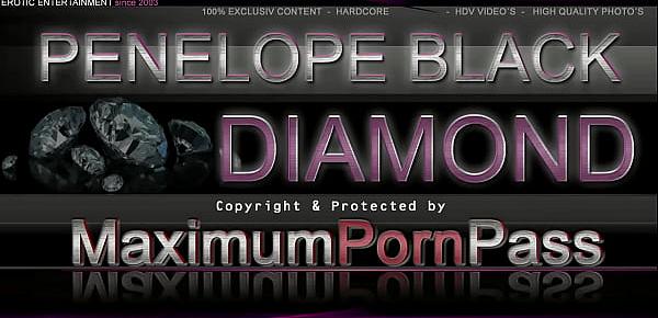  Penelope Black Diamond ... fuck the Dildo Outdoor Preview
